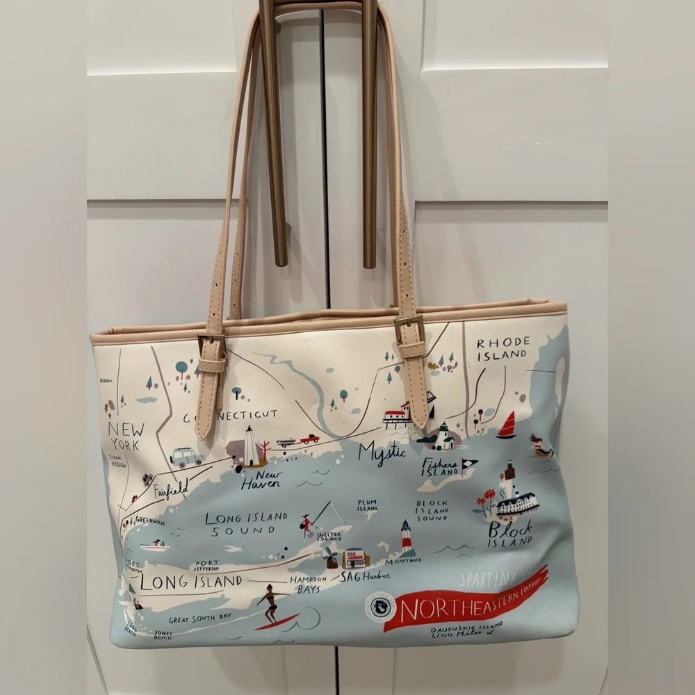 Spartina Cape Cod and Islands Tote Bag. If used, it was only once. Like new. - Picture 8 of 8